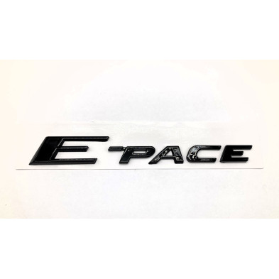 Emblema trasero E-pace jaguar negro