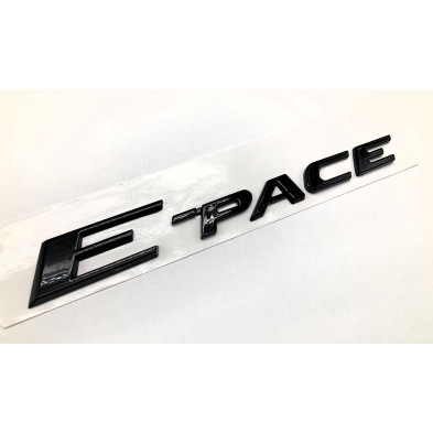 Emblema trasero E-pace jaguar negro