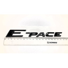 Emblema trasero E-pace jaguar negro