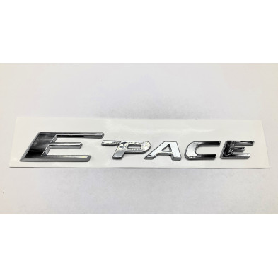 Emblema trasero E-pace jaguar cromado