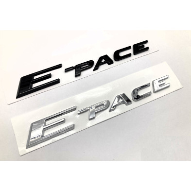 Emblema trasero E-pace jaguar cromado