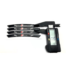 Emblema Aluminio Llantas AUDI S-line Negros