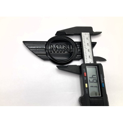 Emblema Trasero MINI Cooper Negro Brillo