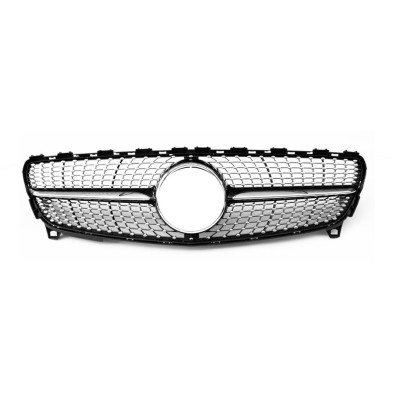 PARRILLA MERCEDES DIAMANTE NEGRA CLASE A W176