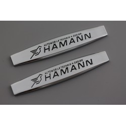 2 Emblemas Laterales BMW HAMANN Cromado