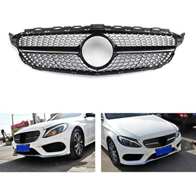 PARRILLA MERCEDES DIAMANTE NEGRA CLASE C W205