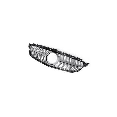 PARRILLA MERCEDES DIAMANTE CROMADA Clase C W205