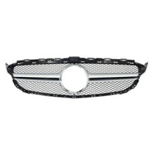 PARRILLA MERCEDES DIAMANTE CROMADA Clase C W205