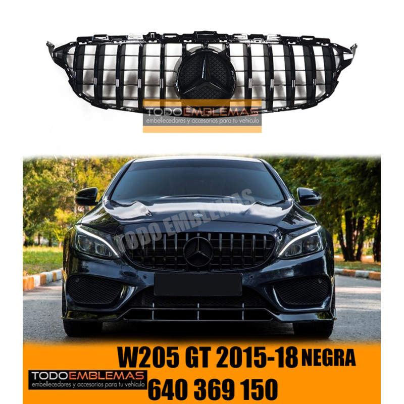 PARRILLA MERCEDES GT AMG NEGRA CLASE C W205