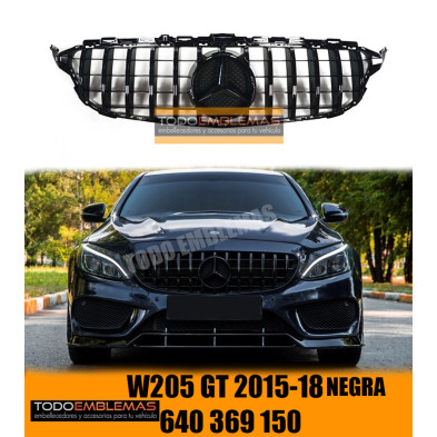 PARRILLA MERCEDES GT AMG NEGRA CLASE C W205