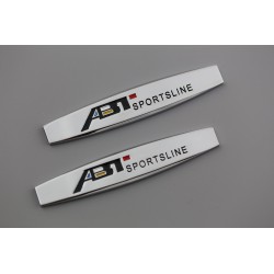2 Emblemas Laterales ABT Sport Line Cromado