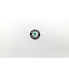 EMBLEMA LOGO LLAVE SKODA VERDE 14MM