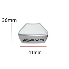 Emblema AMG Volante Mercedes-Benz Plata