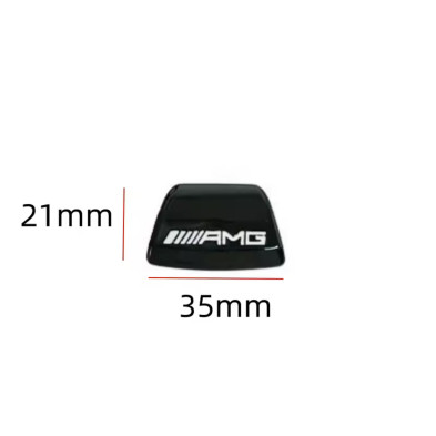 EMBLEMA VOLANTE MERCEDES BENZ AMG EN NEGRO