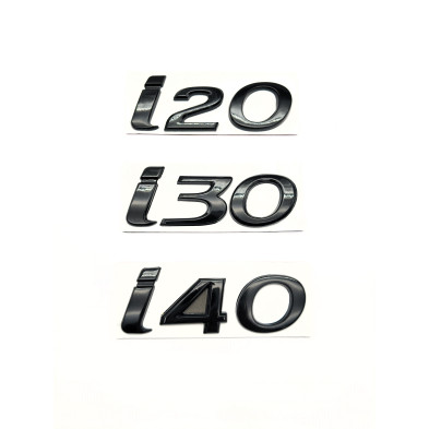 Emblema trasero HYUNDAI i30 negro