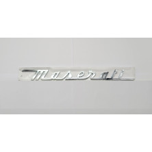 EMBLEMA LETRAS TRASERAS MASERATI cromado