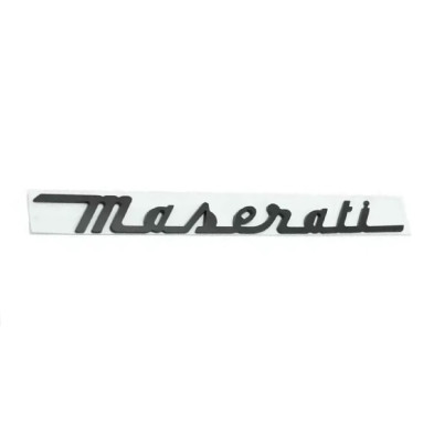 EMBLEMA LETRAS TRASERAS MASERATI NEGRO