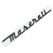 EMBLEMA LETRAS TRASERAS MASERATI NEGRO