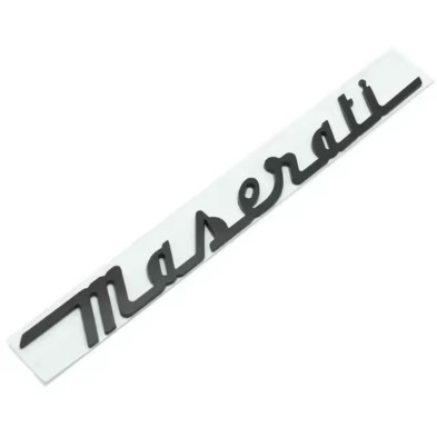 EMBLEMA LETRAS TRASERAS MASERATI NEGRO