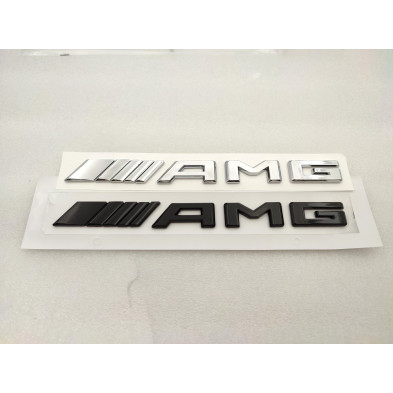 Emblema Trasero Letras MERCEDES-BENZ AMG Nuevo Cromadas