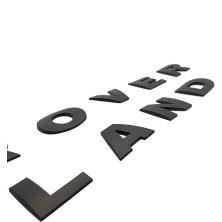 LETRAS LAND ROVER Negro mate