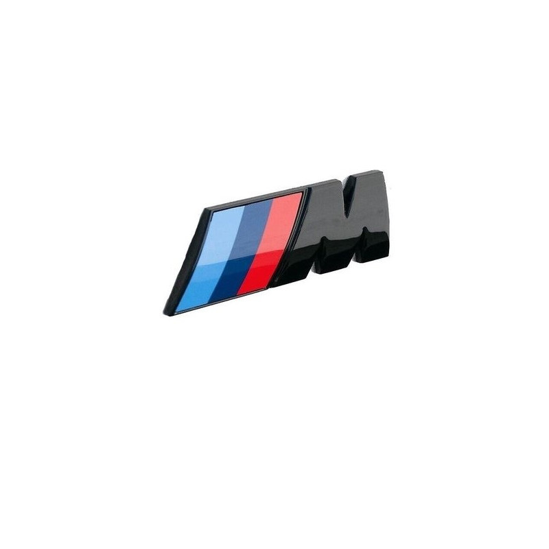 Emblema Trasero BMW M Negro Brillo 85mm