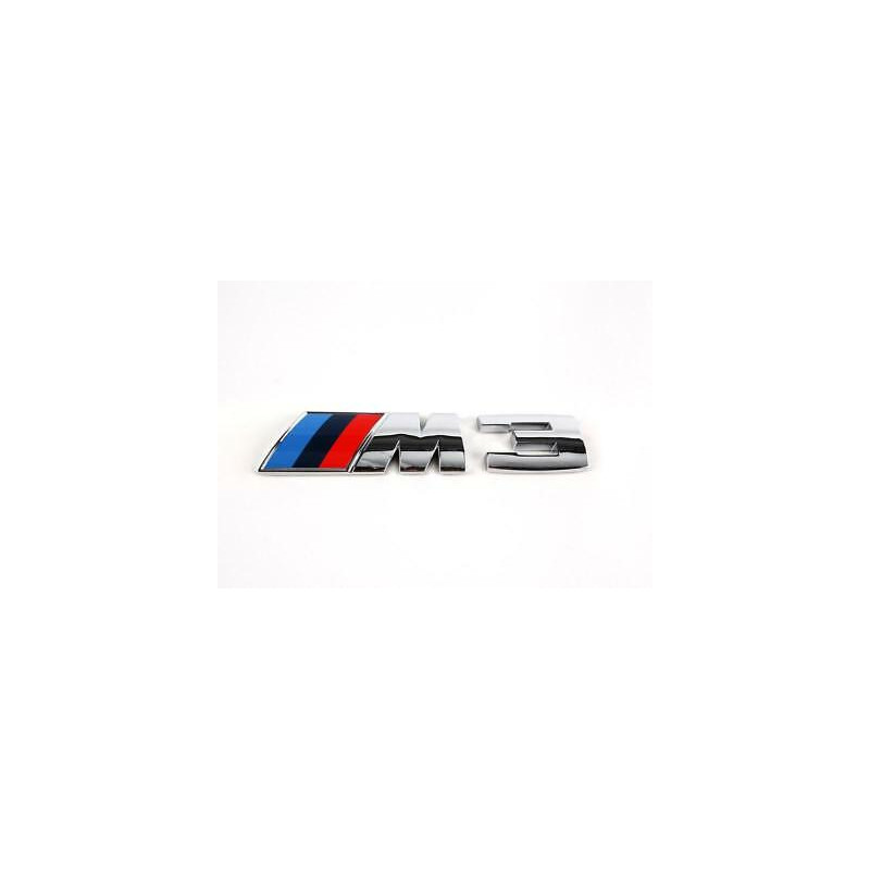 Emblema Trasero BMW M3 Cromado 12cm