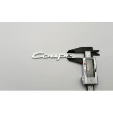 EMBLEMA LATERAL LETRAS COUPE CROMADO