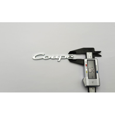 EMBLEMA LATERAL LETRAS COUPE CROMADO