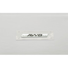 EMBLEMA TRASERO AWD DE JAGUAR CROMADO