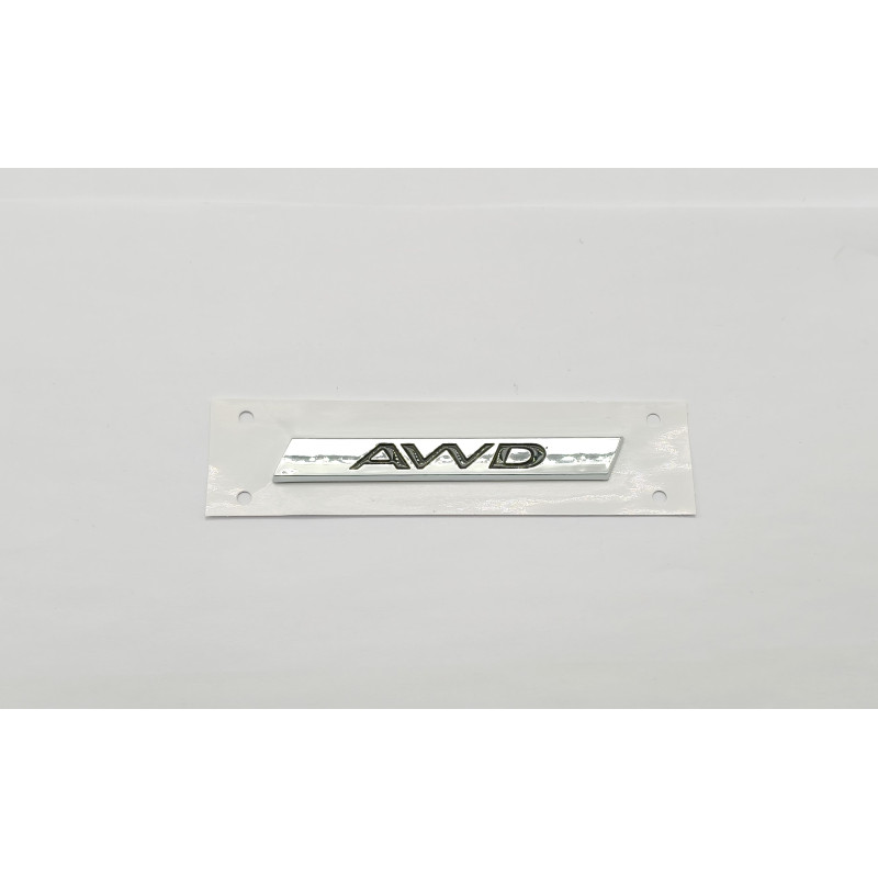 EMBLEMA TRASERO AWD DE JAGUAR CROMADO