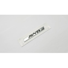 EMBLEMA TRASERO AWD DE JAGUAR CROMADO