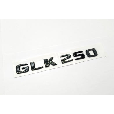 NUEVO EMBLEMA LETRAS MERCEDES BENZ CLASE GLK GLK250 NEGRAS