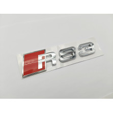 Emblema Trasero AUDI RS3 Pequeño Cromado