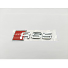 Emblema Trasero AUDI RS5 Pequeño Cromado