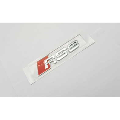 Emblema Trasero AUDI RS6 Cromado