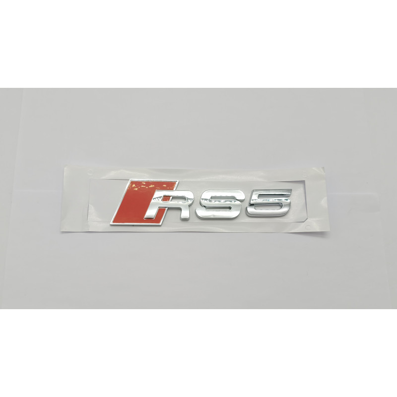 Emblema Trasero AUDI RS5 Cromado