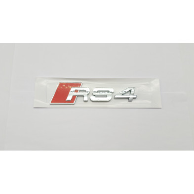 EMBLEMA Trasero AUDI RS4 Cromado