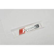 Emblema Trasero AUDI RS3 Cromado