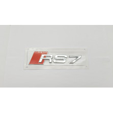 Emblema Trasero AUDI RS7 Cromado