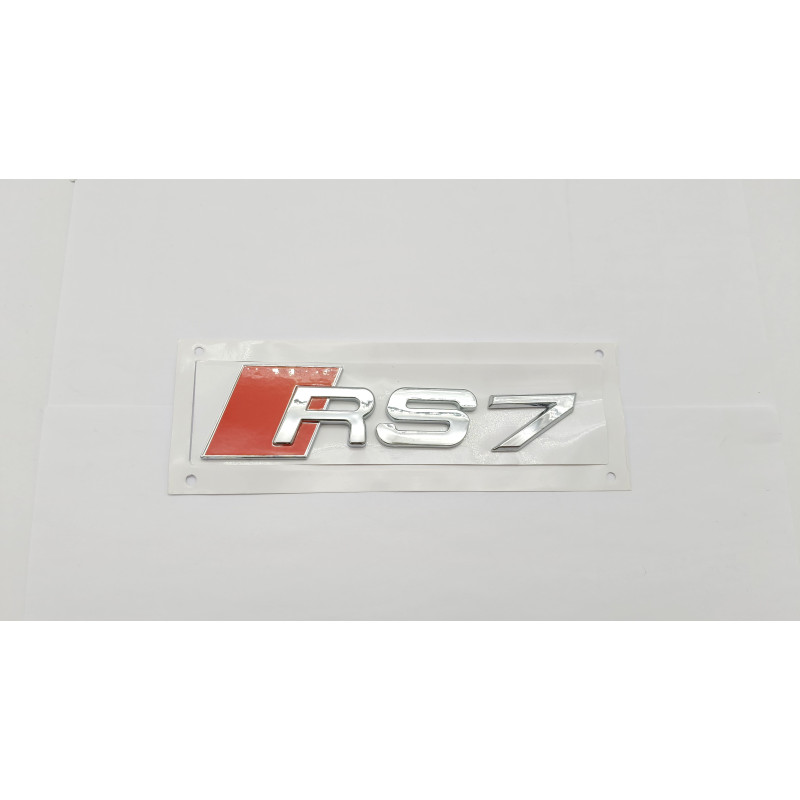 Emblema Trasero AUDI RS7 Cromado