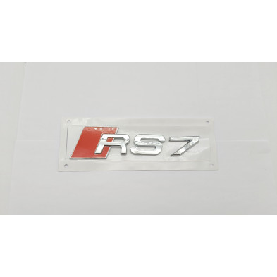 Emblema Trasero AUDI RS7 Cromado