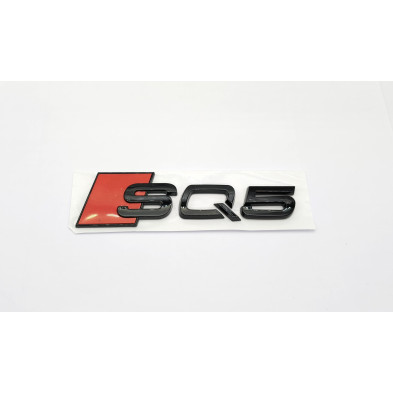 Emblema Trasero AUDI SQ5 Negro