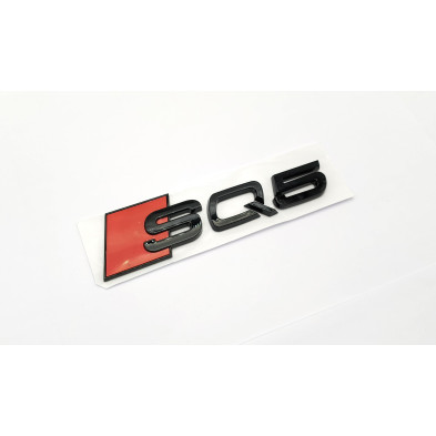 Emblema Trasero AUDI SQ5 Negro