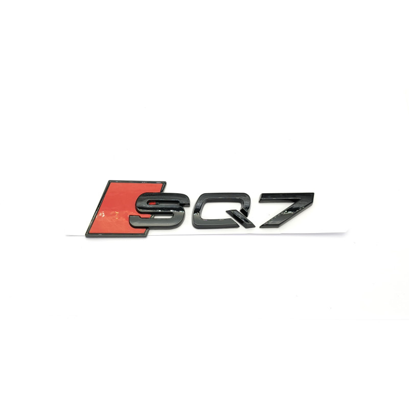 Emblema Trasero AUDI SQ7 Negro