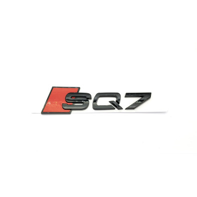 Emblema Trasero AUDI SQ7 Negro