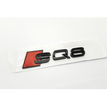 Emblema Trasero AUDI SQ8 Negro