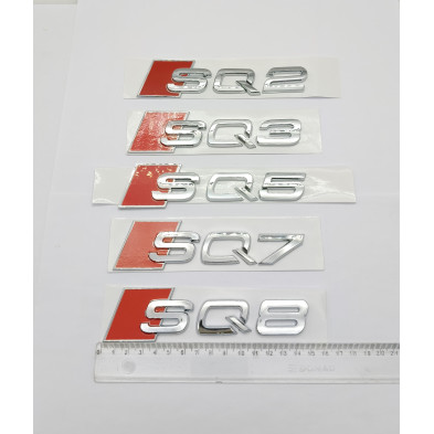 Emblema Trasero AUDI SQ7 Cromado