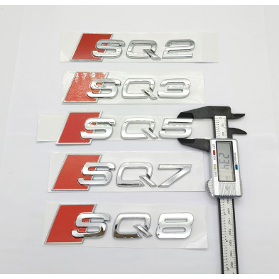 Emblema Trasero AUDI SQ7 Cromado