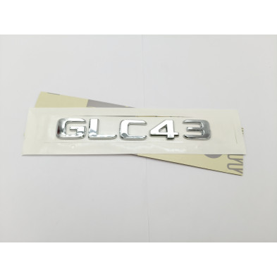 NUEVO EMBLEMA LETRAS MERCEDES BENZ CLASE GLC GLC43 CROMADAS
